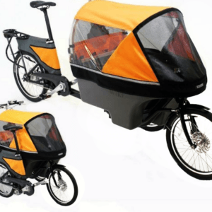 Wike Salamander Cykelklapvogn – Standard (uden el), Orange/grå