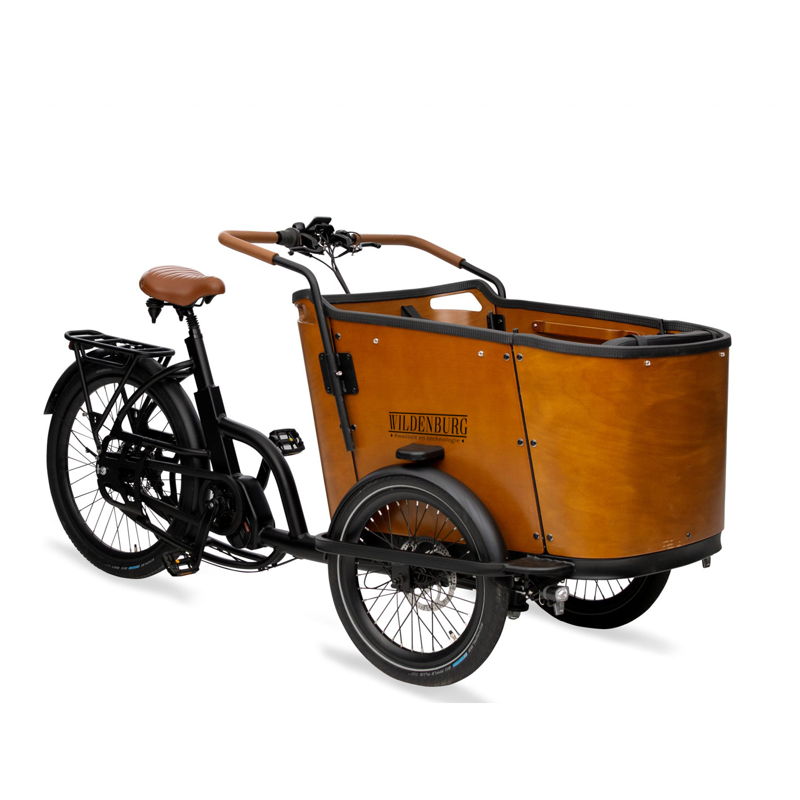 Wildenburg Adventure el-ladcykel i træ med centermotor