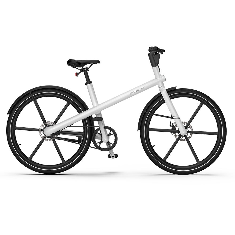 Honbike Uni4 Unisex El-cykel med rmagnesiumhjul, remtræk og lang rækkevidde